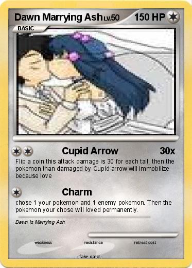 Pokemon Dawn Marrying Ash