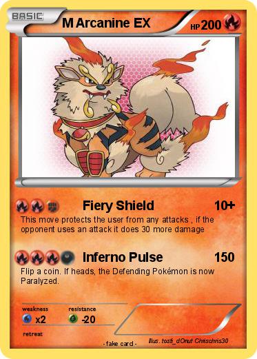 Pokemon M Arcanine EX