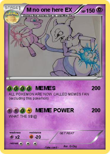 Pokemon M no one here EX