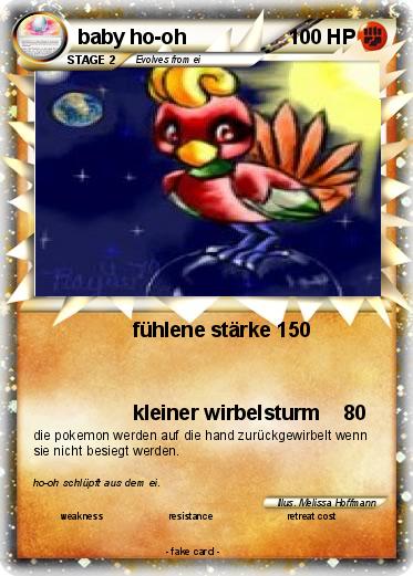 Pokemon baby ho-oh