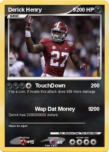 Pokemon Derick Henry                     9