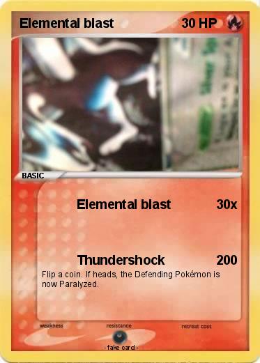 Pokemon Elemental blast