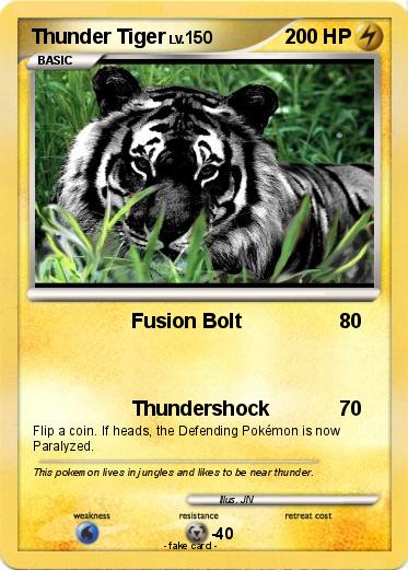 Pokemon Thunder Tiger