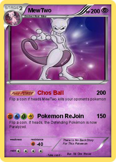 Pokemon MewTwo