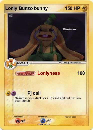 Pokemon Lonly Bunzo bunny