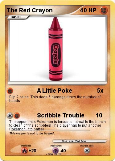 Pokemon The Red Crayon