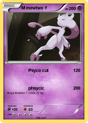 Pokemon M mewtwo Y