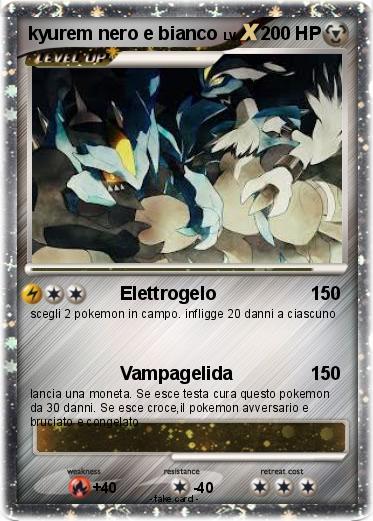 Pokemon kyurem nero e bianco