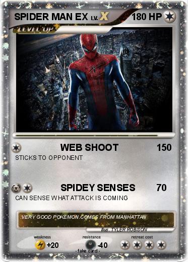 Pokemon SPIDER MAN EX