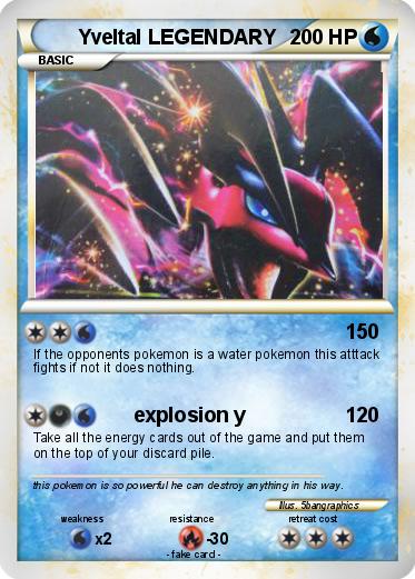 Pokemon Yveltal LEGENDARY