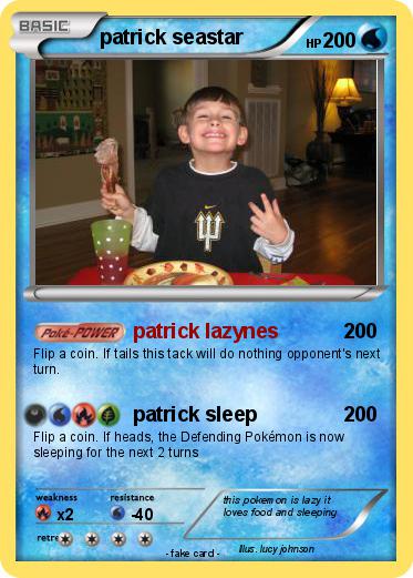 Pokemon patrick seastar