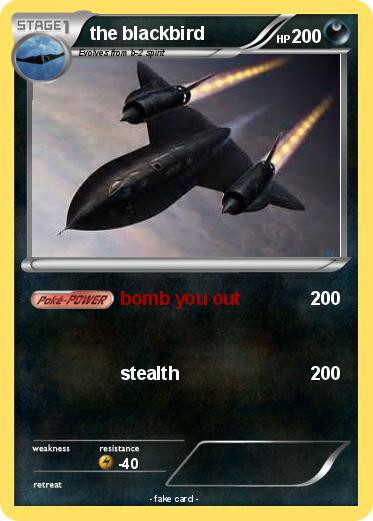Pokemon the blackbird