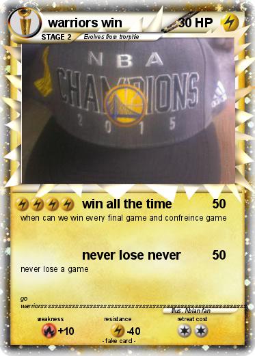 Pokemon warriors win