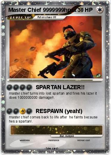 Pokemon Master Chief 9999999hp