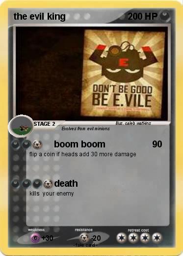 Pokemon the evil king