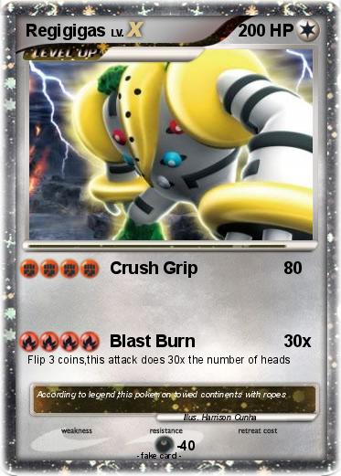 Pokemon Regigigas