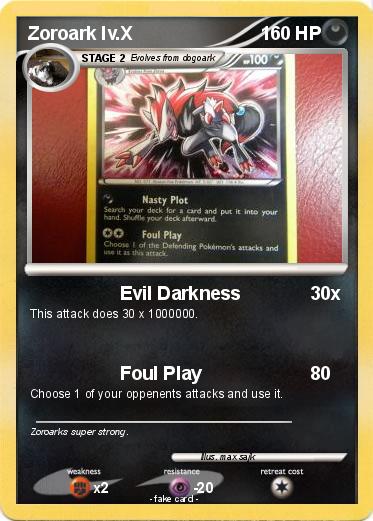 Pokemon Zoroark lv.X