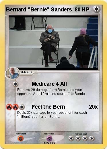 Pokemon Bernard "Bernie" Sanders