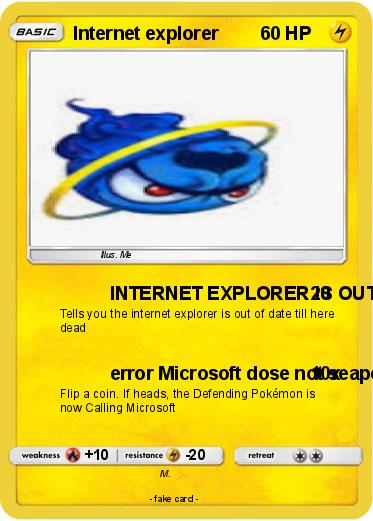 Pokemon Internet explorer