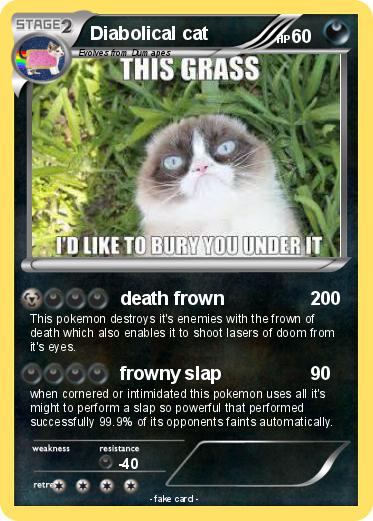 Pokemon Diabolical cat