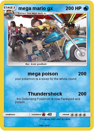 Pokemon mega mario gx