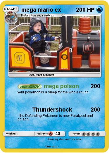 Pokemon mega mario ex