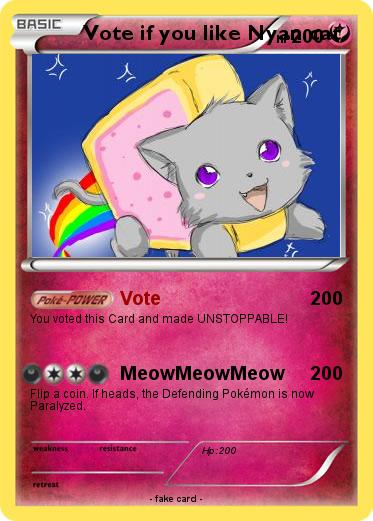 Pokemon Vote if you like Nyan cat