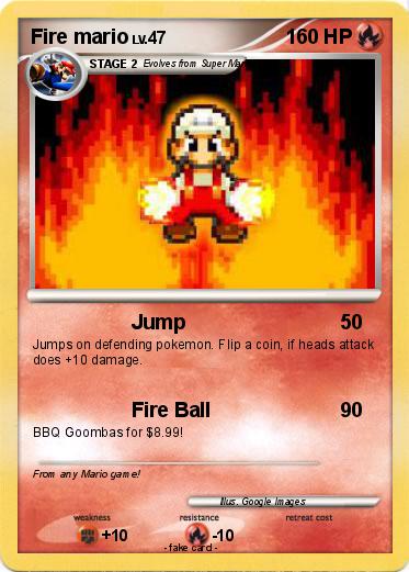 Pokemon Fire mario
