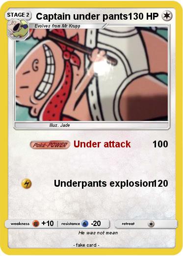Pokemon Captain under pants