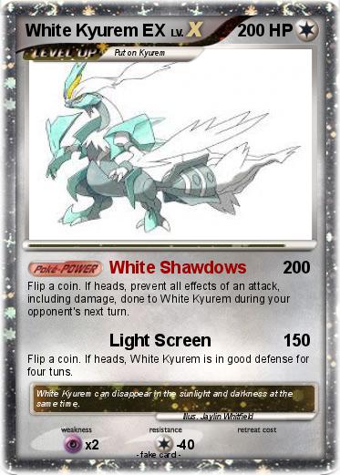 Pokemon White Kyurem EX