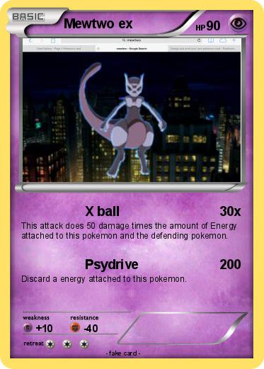 Pokemon Mewtwo ex