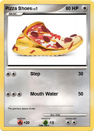 Pokemon Pizza Shoes