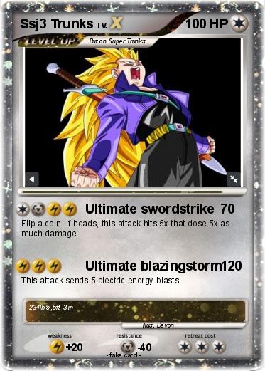 Pokemon Ssj3 Trunks