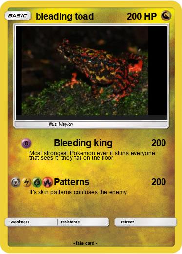 Pokemon bleading toad