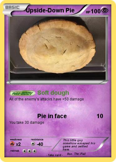 Pokemon Upside-Down Pie