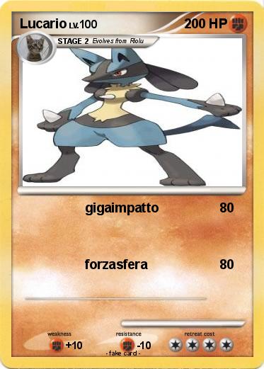 Pokemon Lucario