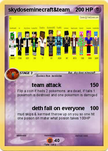 Pokemon skydoseminecraft&team