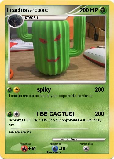 Pokemon i cactus