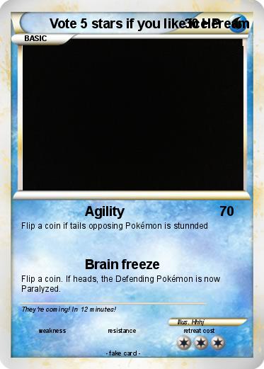 Pokemon Vote 5 stars if you like ice cream