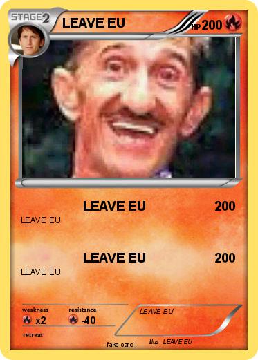 Pokemon LEAVE EU