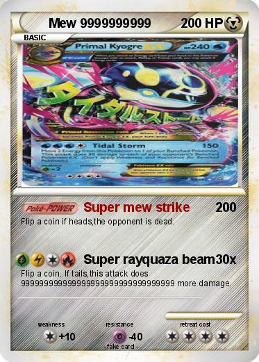 Pokemon Mew 9999999999