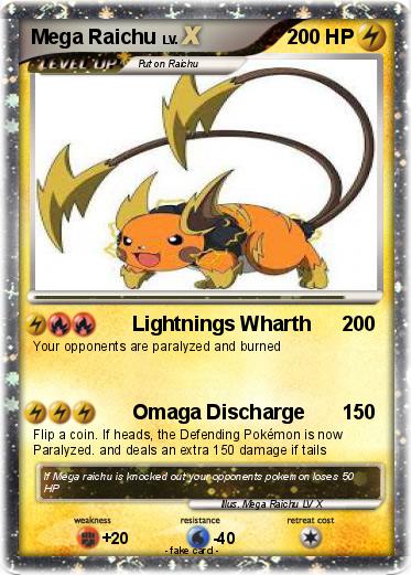 Pokemon Mega Raichu