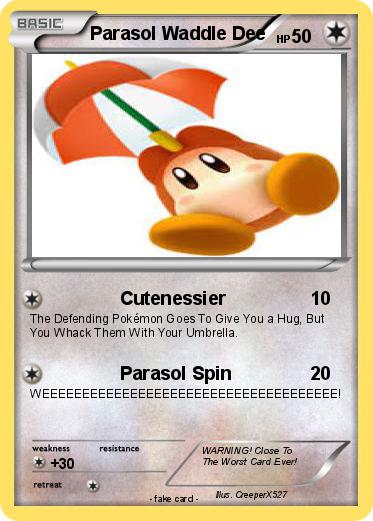 Pokemon Parasol Waddle Dee