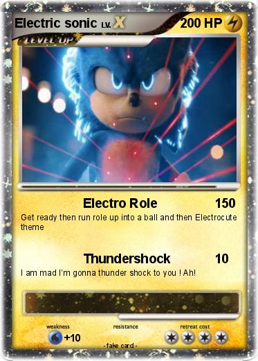 Pokemon Electric sonic