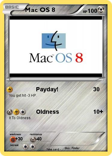 Pokemon Mac OS 8