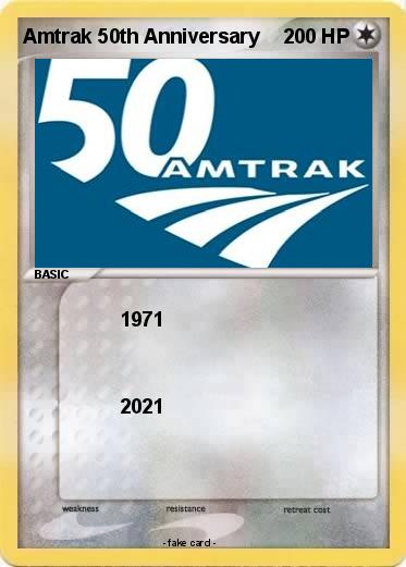 Pokemon Amtrak 50th Anniversary