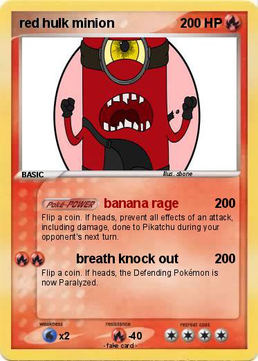 Pokemon red hulk minion