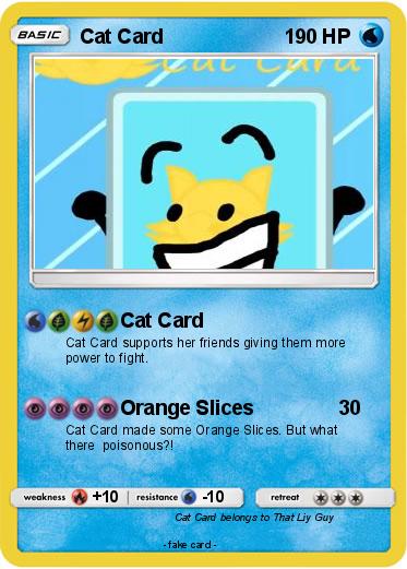 Pokemon Cat Card