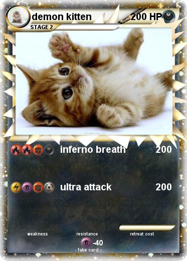 Pokemon demon kitten