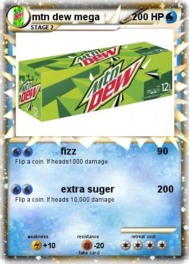 Pokemon mtn dew mega